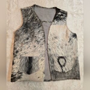 Real Pony Hair Vest From Mexico